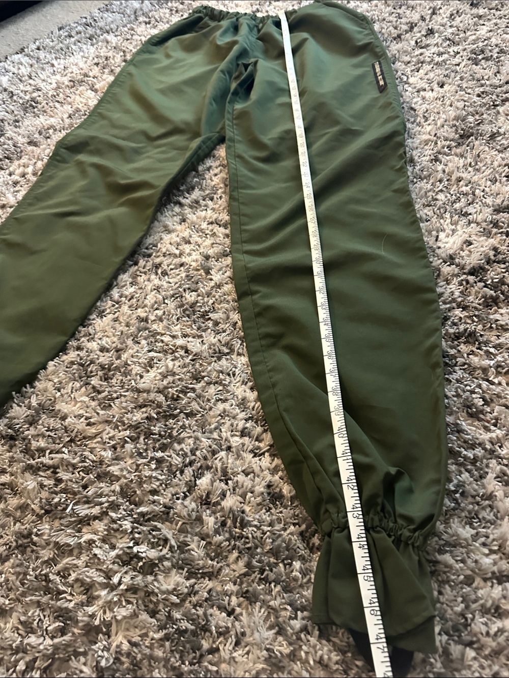 Original Bug Shirt Company Olive Green Elastic Ankle Jogger Pants - Picture 6 of 9